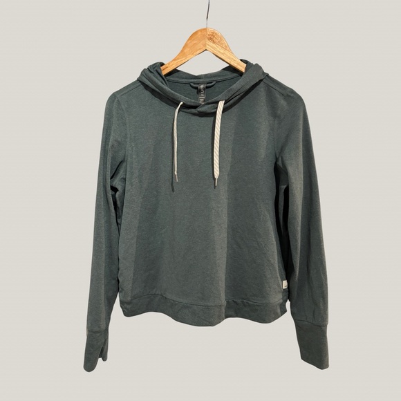 Vuori Tops - Vuori Halo Essential Hoodie Green